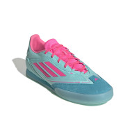 adidas F50 Messi Freestyle Chaussures de Foot en Salle (IN) Turquoise Rose