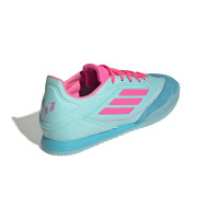 adidas F50 Messi Freestyle Chaussures de Foot en Salle (IN) Turquoise Rose