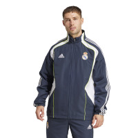 adidas Real Madrid Urban Purist Trainingspak Full-Zip Donkerblauw Wit Lichtgroen