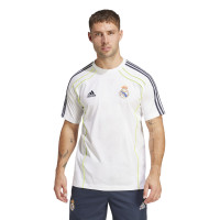 adidas Real Madrid Urban Purist T-Shirt Blanc Bleu Foncé Vert Clair