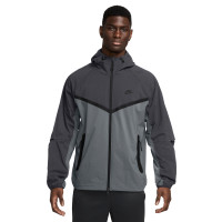 Nike Tech Sportswear Windrunner Woven Trainingspak Donkergrijs Grijs Zwart