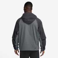 Nike Tech Sportswear Windrunner Woven Trainingspak Donkergrijs Grijs Zwart