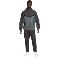 Nike Tech Sportswear Windrunner Woven Trainingspak Donkergrijs Grijs Zwart