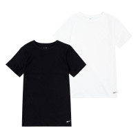Lot de 2 sous-maillots Nike Crew pour garçons, noir et blanc