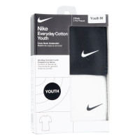 Lot de 2 sous-maillots Nike Crew pour garçons, noir et blanc