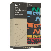 Lot de 5 boxers Nike Color Pop en coton pour garçons, noir et multicolore