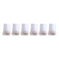 Nike Dri-Fit Performance Basics No-Show Chaussettes Courtes 6-Pack Tout-Petits Blanc Noir