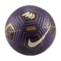 Nike Mbappé Academy Ballon de Foot Taille 5 Mauve Noir Doré
