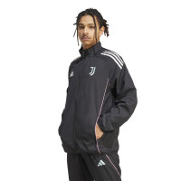 adidas Juventus Presentatie Trainingspak Full-Zip 2025-2026 Zwart