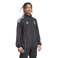 adidas Juventus Presentatie Trainingspak Full-Zip 2025-2026 Zwart