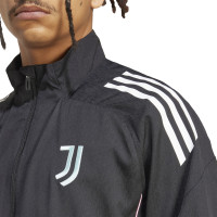 adidas Juventus Presentatie Trainingsjack 2025-2026 Zwart