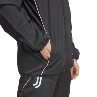 adidas Juventus Presentatie Trainingsjack 2025-2026 Zwart