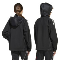 adidas Ajax All-Weather Jack 2025-2026 Kids Zwart Wit Rood