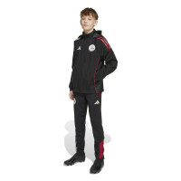 adidas Ajax All-Weather Jack 2025-2026 Kids Zwart Wit Rood