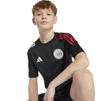 adidas Ajax Trainingsshirt 2025-2026 Kids Zwart Wit Rood