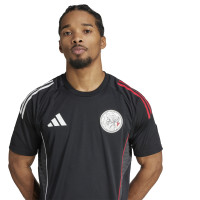 adidas Ajax Trainingsshirt 2025-2026 Zwart Wit Rood