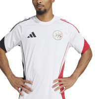 adidas Ajax Maillot d'Entraînement 2025-2026 Blanc Noir Rouge