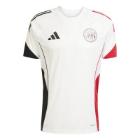 adidas Ajax Maillot d'Entraînement 2025-2026 Blanc Noir Rouge