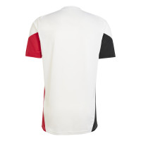 adidas Ajax Maillot d'Entraînement 2025-2026 Blanc Noir Rouge