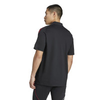 adidas Ajax Polo 2025-2026 Zwart Wit Rood