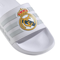 adidas Adilette Shower Real Madrid Slippers Wit Lichtgrijs Goud