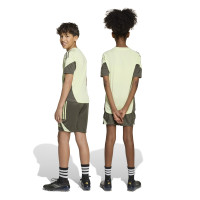 adidas Real Madrid Trainingsbroekje 2025-2026 Kids Grijs Lichtgroen