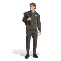 adidas Real Madrid Présentation Veste d'Entraînement 2025-2026 Gris Vert Clair