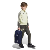 adidas Real Madrid Trainingspak Full-Zip 2025-2026 Peuters/Kleuters Lichtgroen Grijs