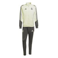 adidas Real Madrid Trainingspak Full-Zip 2025-2026 Lichtgroen Grijs