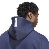 adidas Real Madrid Anthem Trainingsjack 2025-2026 Donkerblauw Wit