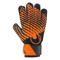 Uhlsport FM Starter Resist+ Gants de Gardien de But Enfants Noir Orange Vif