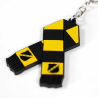 NAC Breda Sleutelhanger Sjaal Geel Zwart