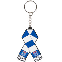 PEC Zwolle Sleutelhanger Sjaal Wit Blauw
