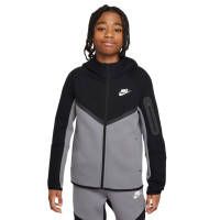 Nike Tech Fleece Sportswear Trainingspak Kids Zwart Grijs Wit