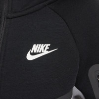 Nike Tech Fleece Sportswear Trainingspak Kids Zwart Grijs Wit