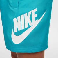 Nike Sportswear Club Short Woven Enfants Turquoise Blanc