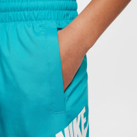 Nike Sportswear Club Short Woven Enfants Turquoise Blanc