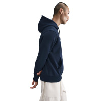Nike Sportswear Club Fleece Sweat à Capuche Bleu Foncé Blanc