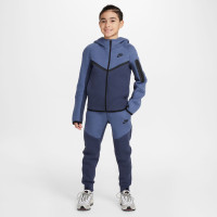 Nike Tech Fleece Sportswear Joggingbroek Kids Blauw Donkerblauw Zwart