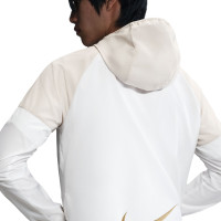 Nike Sportswear Air Veste Beige Blanc Doré