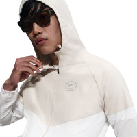 Nike Sportswear Air Veste Beige Blanc Doré