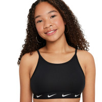 Nike One Brassière de Sport Filles Noir Blanc