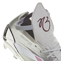 adidas Predator Bellingham Elite FT Gras Voetbalschoenen (FG) Zilver Rood Wit