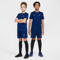 Ensemble d'entraînement Nike Kylian Mbappé Academy 25 2025-2026 pour Enfants Bleu Foncé Doré