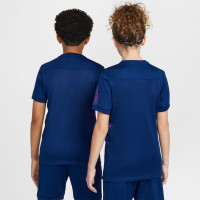 Ensemble d'entraînement Nike Kylian Mbappé Academy 25 2025-2026 pour Enfants Bleu Foncé Doré
