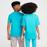 Nike Sportswear T-Shirt Enfants Turquoise Blanc