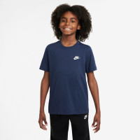 Nike Sportswear Club Ensemble d'Été Enfants Bleu Foncé Blanc