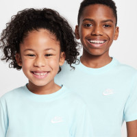 T-shirt Nike Sportswear pour Enfants Bleu Clair