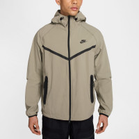 Nike Tech Sportswear Survêtement Coupe-Vent Full-Zip Woven Marron Clair Vert-Gris Noir