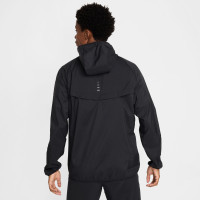 Nike Stride Trainingspak Full-Zip Zwart Zilver